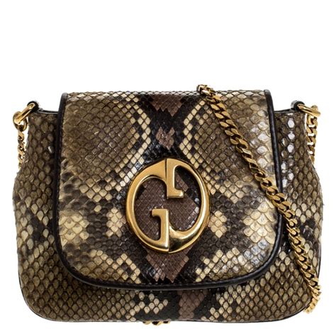 gucci 1973 mini python